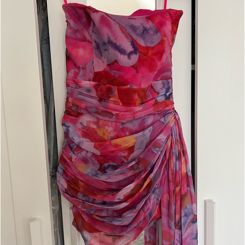Runaway the Label strapless train dress